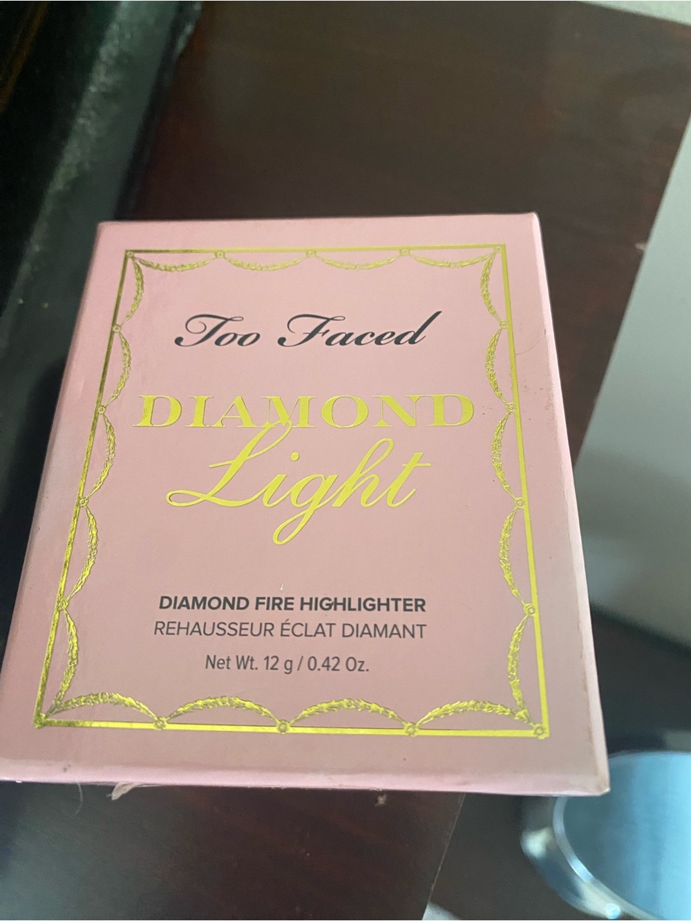 Too Faced Diamond Light Diamond Fire Highlighter- fancy pink diamond. Brand new.